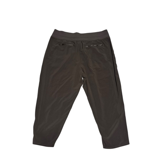 Athleta Nolita Ankle Cropped Tapered Pant Slim Casual Athleisure Brown Size 20 - Picture 2 of 6